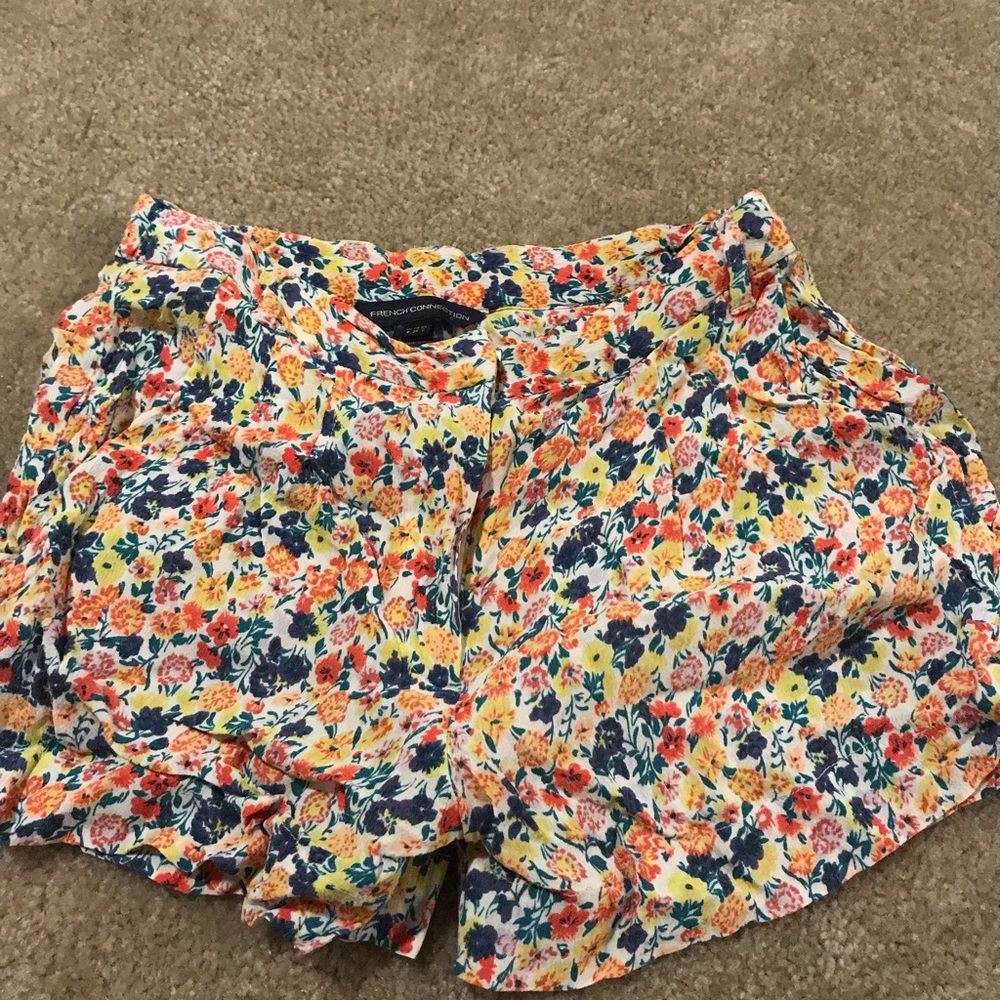 French Connection Flower Shorts